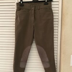 Ovation Dri-Lex Tan Beige Knee Patch Breeches Sz 28R